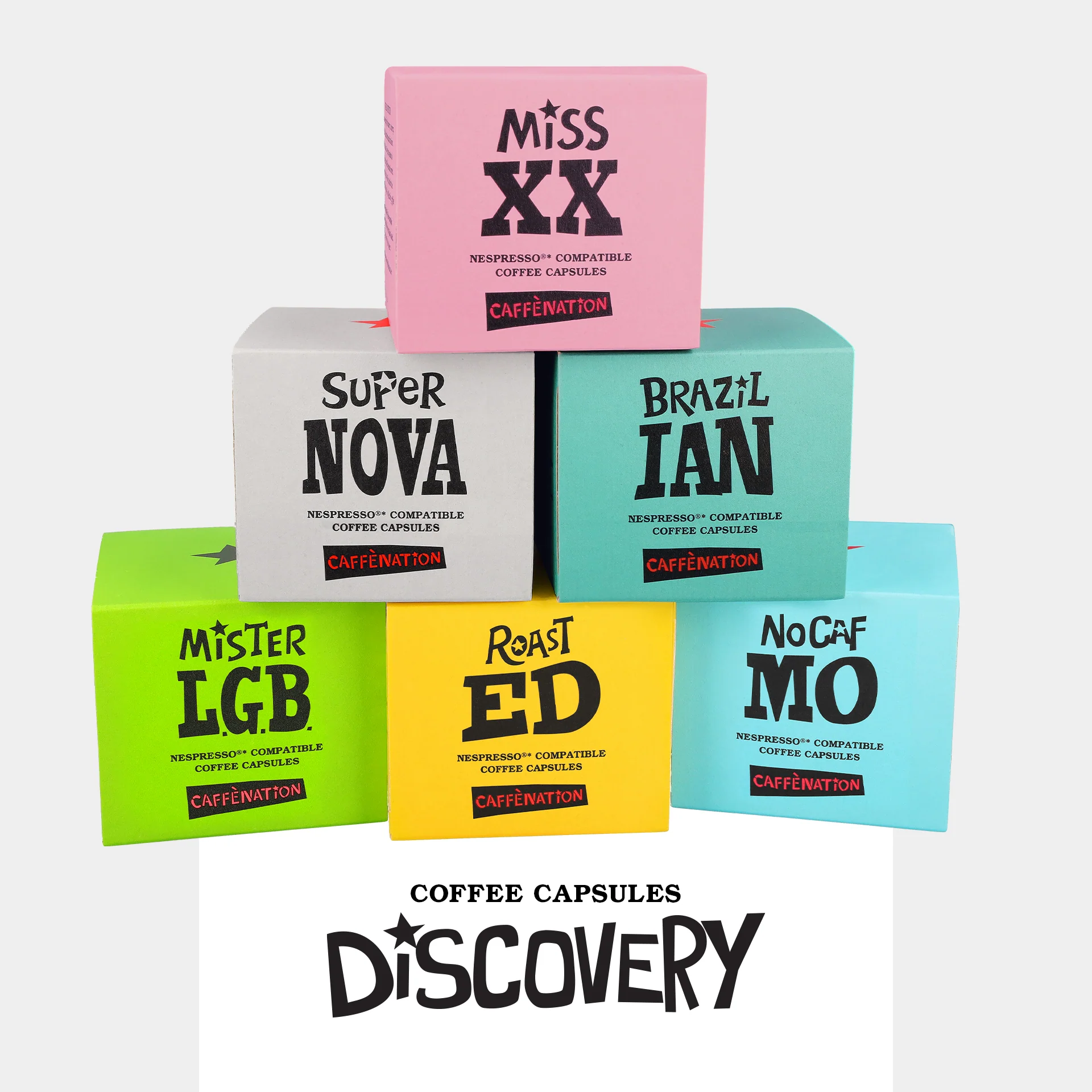 Nespresso coffee capsules XL Discovery Pack (6x10)